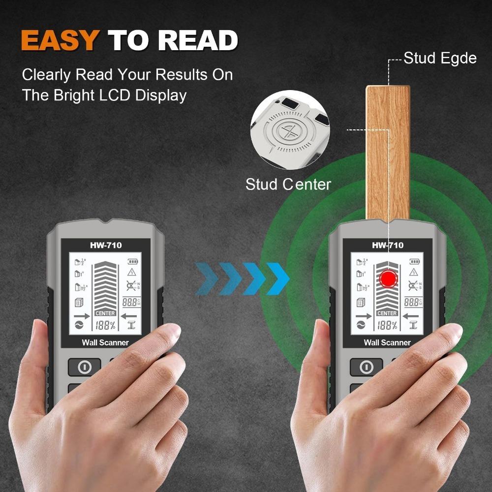 Handheld Wire Pipe Power Scanner Multifunctional Wall Metal Detector Portable Stud Finder Tool