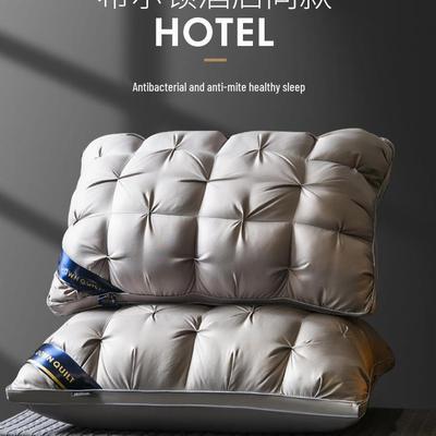 Five-Star Hotel Style Down Alternative Neck Support Pillow - Non-Collapsing Bread Pillow for Adults