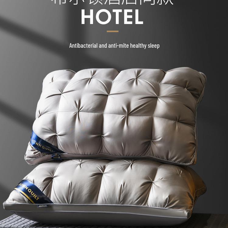 Fünf-Sterne-Hotelstil Daunenalternativ-Nackenstützkissen - Nicht zusammenfallendes Brotkissen für Erwachsene