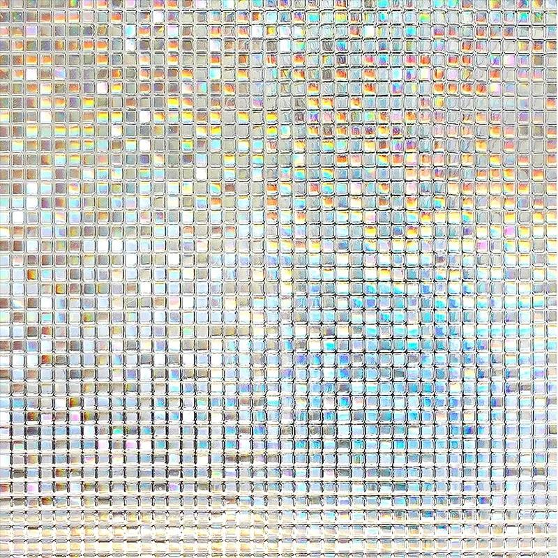 

3D витражная пленка для окон, антибликовая виниловая радужные наклейки для конфиденциальности, клейкие статические наклейки для душа, матовое украшение для окон 30x100cm