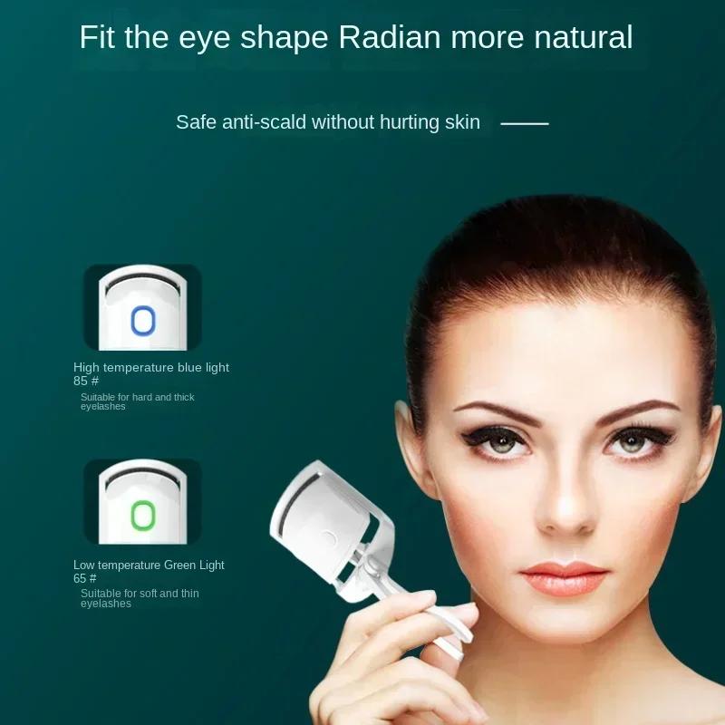 Elektrische Wimpernzange, USB-Lademodell, schnelles Aufheizen, tragbare Wimperndauerwelle, Formgebung und dauerhaftes Locken, thermischer Wimpernclip