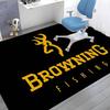 B-Browning Logo Kitchen Mat Kids Room Bedroom Decoration Balcony Anti-Slip Doormat Living Room Alfombra
