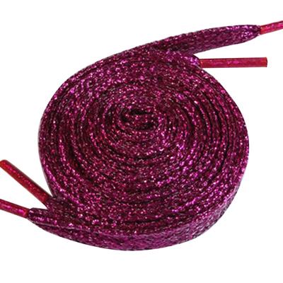 110cm Mode Flache Glitzernde Farbige Schnürsenkel Canvas Sneaker Schnürsenkel Schnur