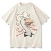 Letní trička s krátkým rukávem Funny Kawaii Streetwear Gym Tričko s krátkým rukávem Husí Astarion Graphic TRIKS Žena Y2k Top Trička