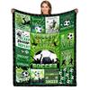 Exercise Enthusiast Printed Blanket for Sofa Bed Travel Camping Living Room Office Conditioning Blanket for All Seasons Gifts
