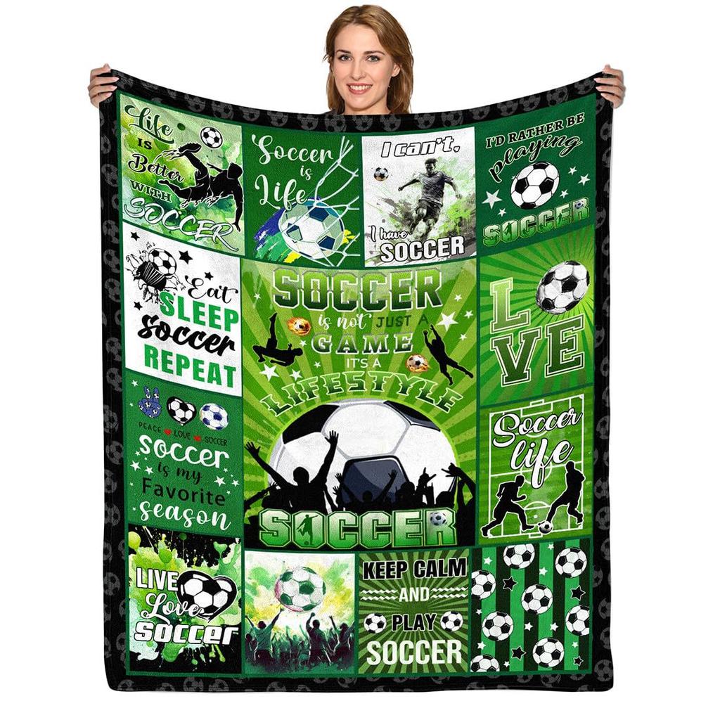 Exercise Enthusiast Printed Blanket for Sofa Bed Travel Camping Living Room Office Conditioning Blanket for All Seasons Gifts