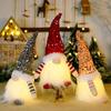 2024 Luminous Christmas Decorations: Rudolph, Santa, and Snowman Dolls