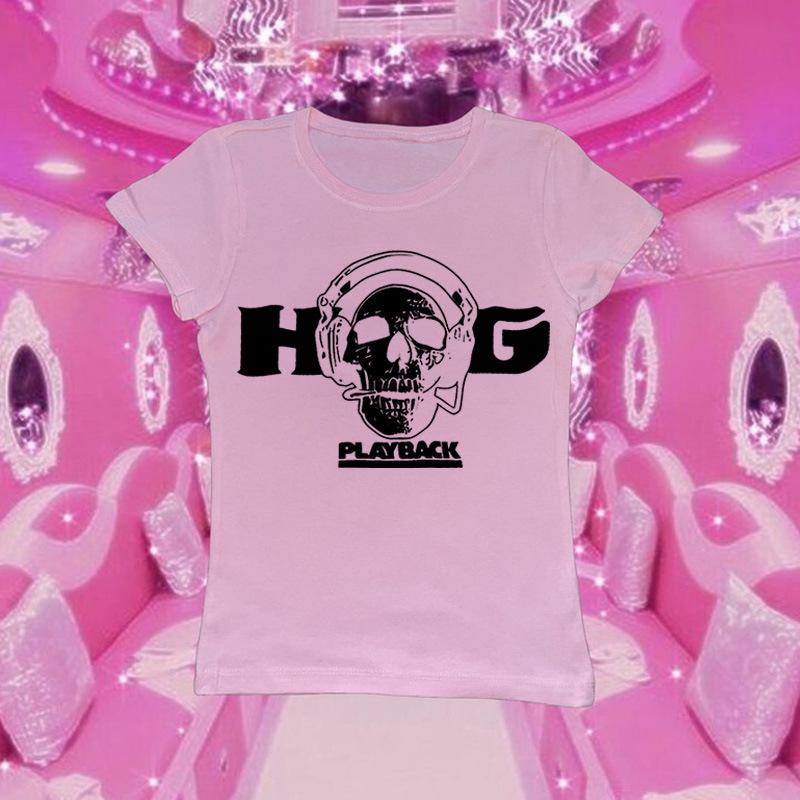 YK Millennium Style Fashion Letter Printed Suspender Vest Spring and Summer New Simple Single Wear Short T-Shirt Inside