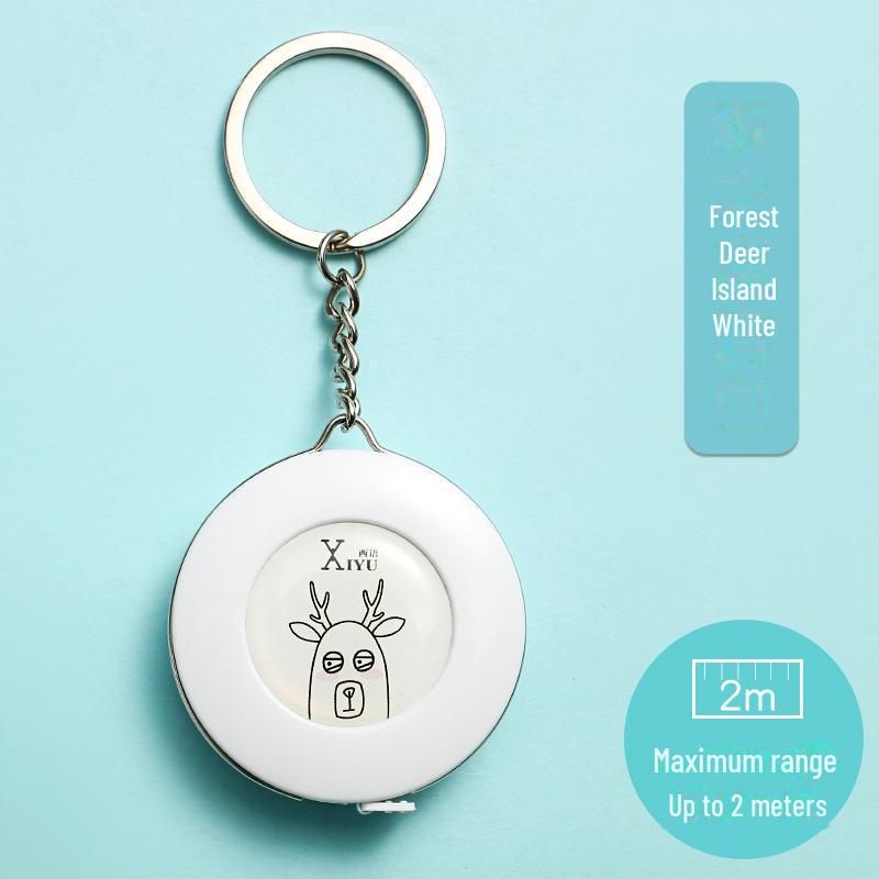 

Портативная мини-рулетка 2 м: Милая, мягкая линейка для измерения объема груди, бедер и талии 2 meters