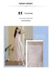Women's Pink Fairy Mori-Style Sleeveless Long Camisole Dress for Summer Beach Vacation