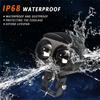 MOFOX W05 Motorcycle LED Fog Light Dual Head Spotlight 40W 8000Lms High/Low Beam Light