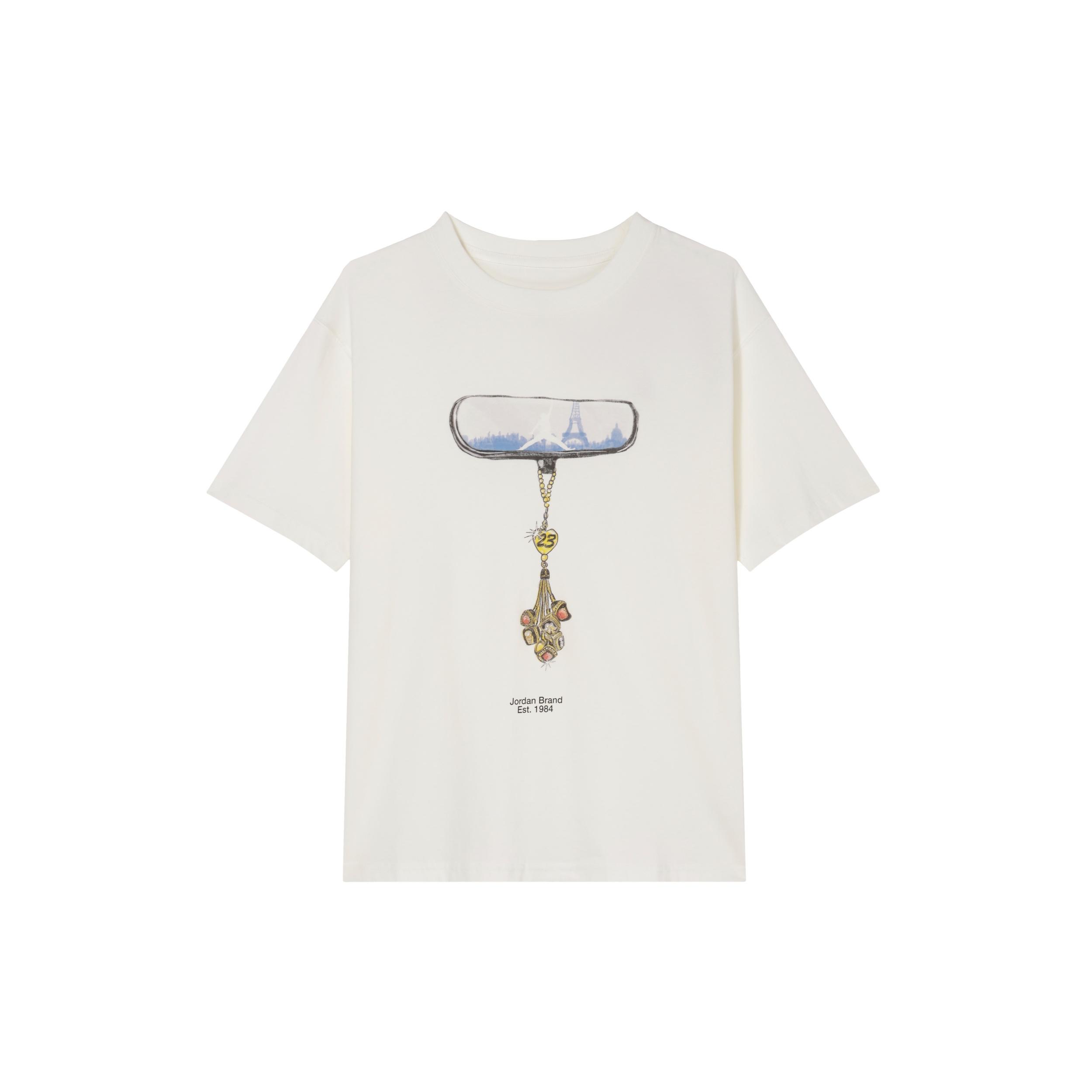 (WMNS) Air Jordan Graphic T-shirt Asia Sizing Sail Women s HF2862-133 L