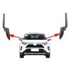 Authentic Car Front Windshield Wiper Side Cowl Trim Plate Neck Panel Cover Cap Replacement For Toyota RAV4 RAV 4 XA50 -