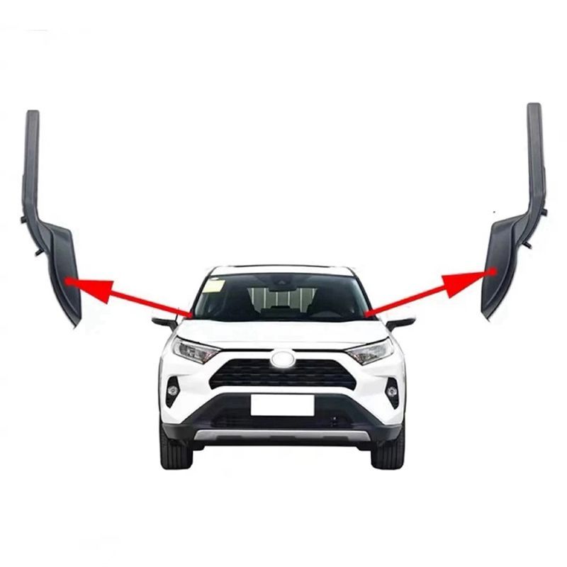 Authentic Car Front Windshield Wiper Side Cowl Trim Plate Neck Panel Cover Cap Replacement For Toyota RAV4 RAV 4 XA50 -