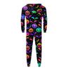 Halloween Printed Family Matching Hooded Long Sleeved Zippered Hooded Jumpsuit Set