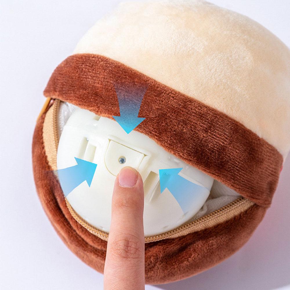 Jucărie interactivă pentru câini cu animale încântătoare, cu mișcare automată, minge de pluș pentru animale de companie, păpușă inteligentă, care sări, accesorii pentru petrecerea timpului liber pentru câini.