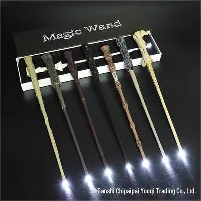 Harry Potter Light-up Wand: Hermione, Dumbledore, Voldemort, Snape – Button Battery Powered
