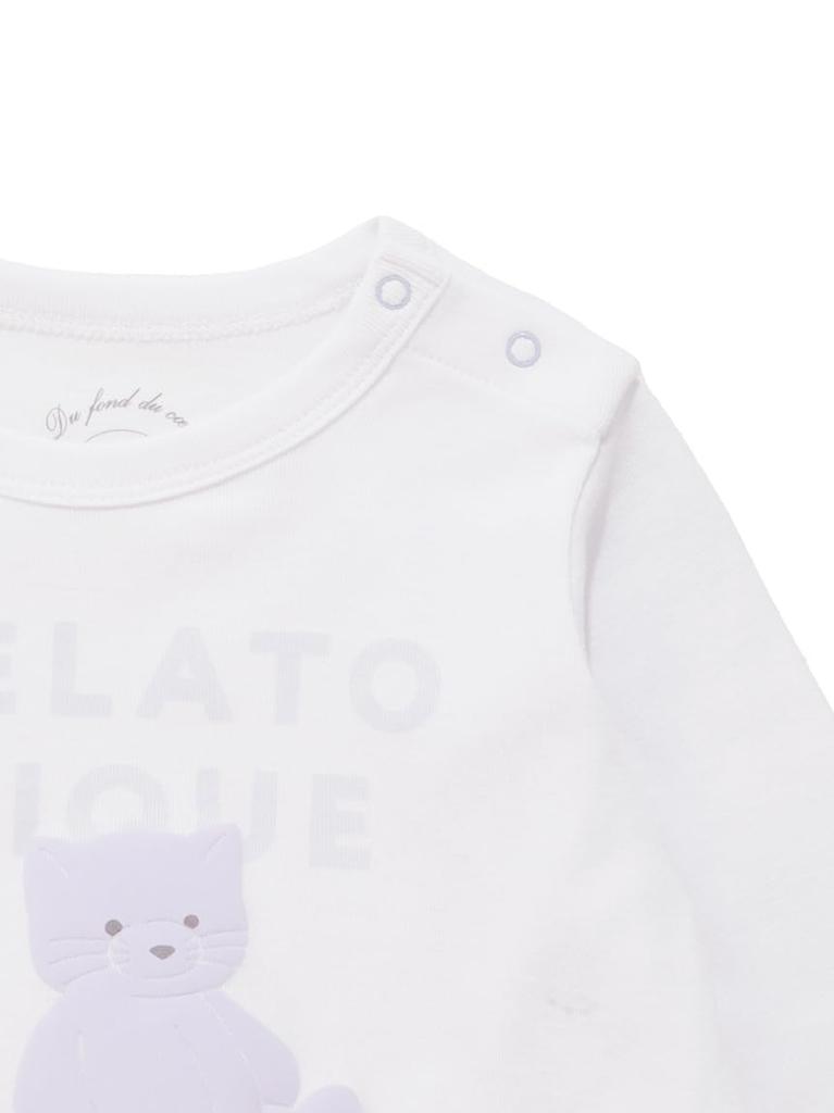 BABY Plüschtier lang PBCT259081 LAV [Gelato Pique] Einpunkt-T-Shirt