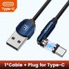 Magnetický kabel Toocki Rychlé nabíjení Micro USB Type C Kabel pro iPhone Samsung Xiaomi Magnetická nabíječka pro mobilní telefon Datový kabel