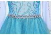 Frozen Princess Long Sleeve Costume Gown for Kids - Elsa & Anna Inspired with Cape