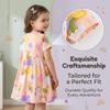 Girls' Dress, Children'S Cartoon Print Princess Dress, New Summer Children'S Dress