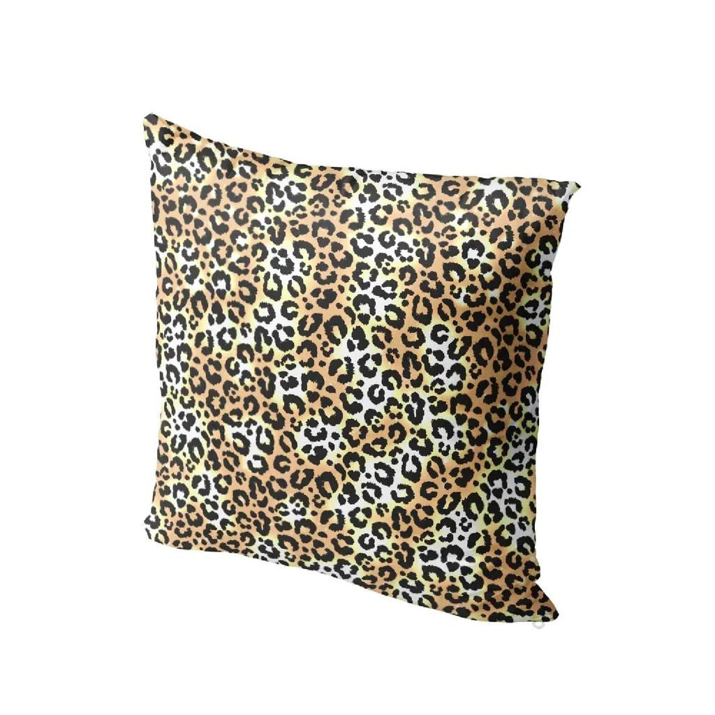 Moderne Leopardendruck Kissenhülle für Zuhause, Party, Sofa, Nachttisch, Dekorative Körper-Wurfdecke, Kurzes Plüsch-Kissenbezug-Stil,(2)