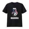 Womens Pool Grandma Top Apparel For Players Grandmama T Shirt Black Vintage Washed Versatile Slightly Breathable Homme