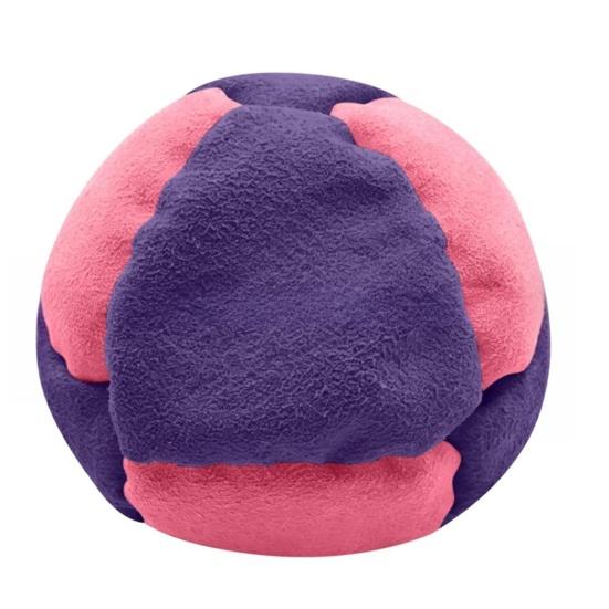 

8 Panel Footbag Sack, Soft Hacky Foot Bags for Kids Adults, Juggling Dirt Bag for Outdoor Kick Game, Colorful Sand Filled Hacky Balls рожевий/фіолетовий