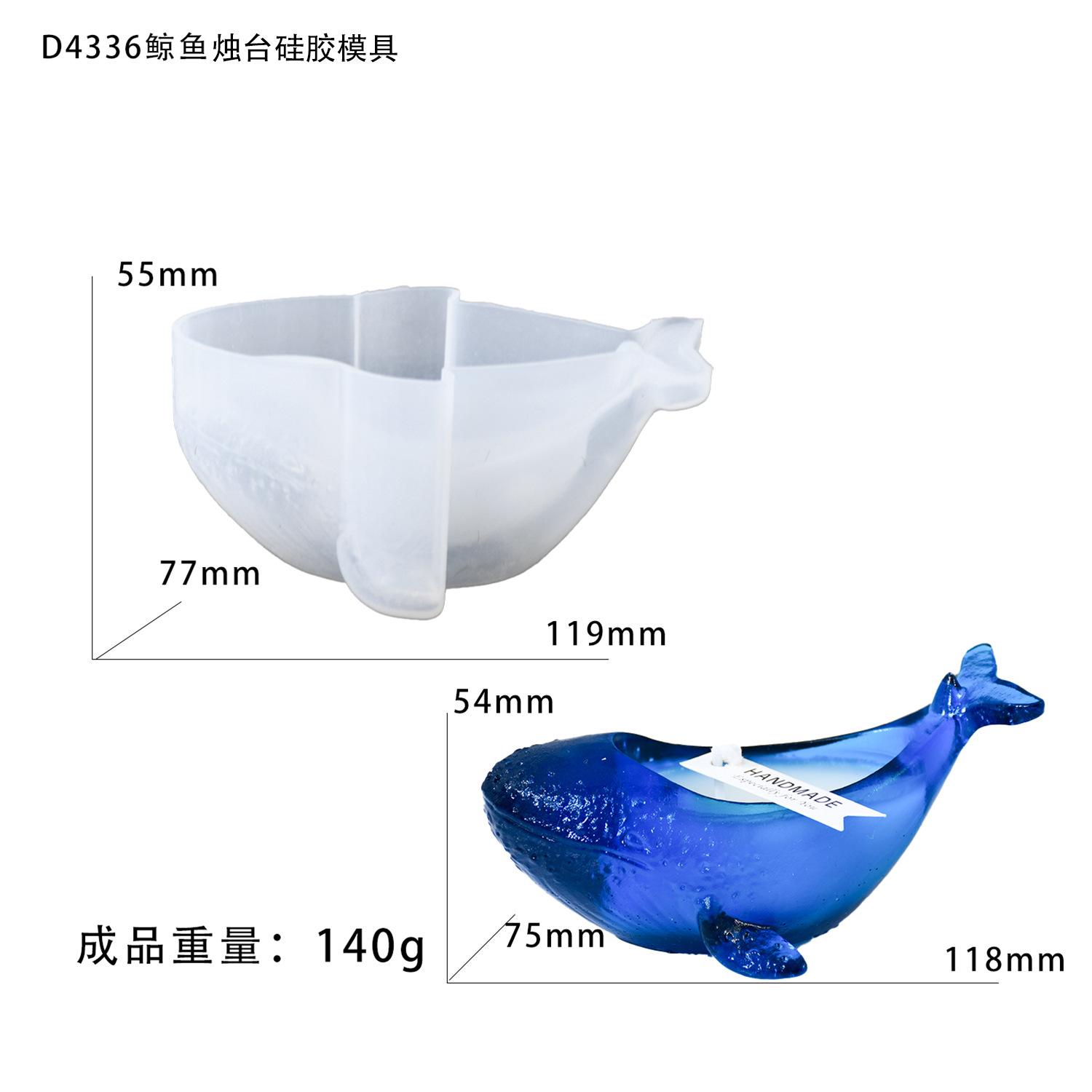 

3d Whale Flower Pot Silicone Mold Diy Candle Cup Craft Storage Can Resin Cement Home Decoration Drop Glue Mold Christmas