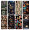 Transparent Phone Case Cover for Samsung Galaxy S25 S24 S23 S22 S20 S21 FE Ultra S24 S23 S10 S10E Plus Vintage Bookcase Painted