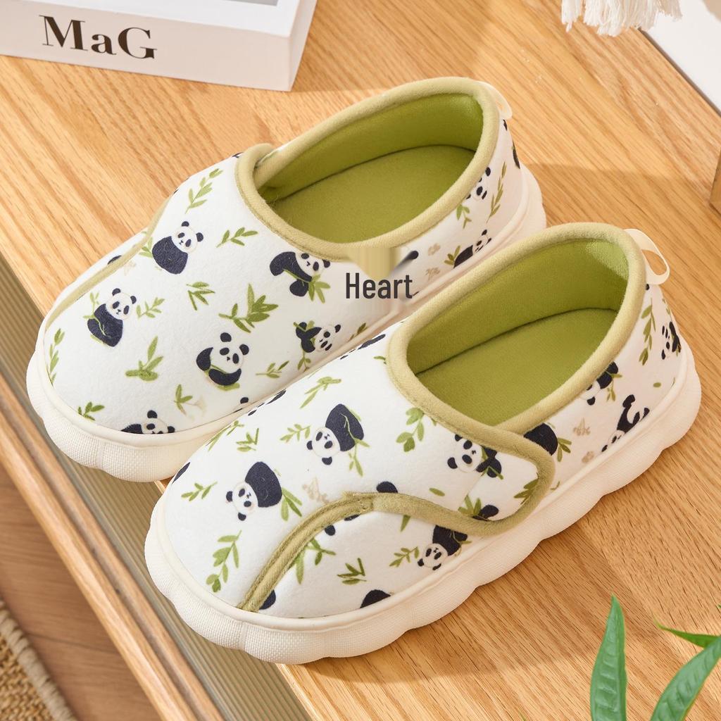 Jieliya Women's Postpartum Cotton Slippers - Warm, Non-Slip, Fleece Ankle Support for Autumn/Winter