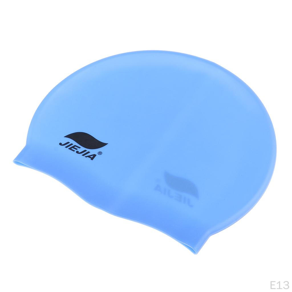 Adult Kids Silione Swimming Hats Universal Head Wear for Beach Swim Surfing Diving