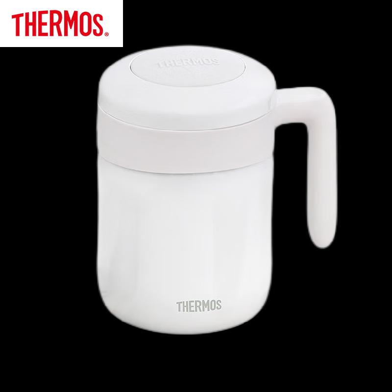 THERMOS Stainless Steel Insulated Office Mug with Handle