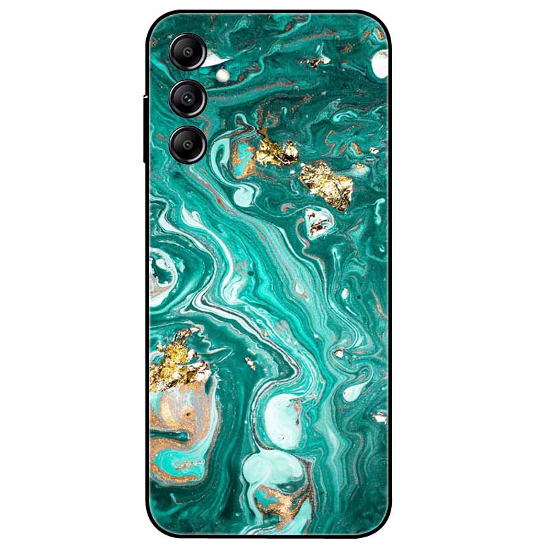 Hülle Für Samsung Galaxy A54 5G A34 A24 S23 Hülle Blume Marmor TPU Weiche Silikonhülle für GalaxyA54 A 34 Bemalte Handyhüllen