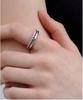 Byhyeres Mellow Twist & Slim Ring (White) Bh7R64744Wb