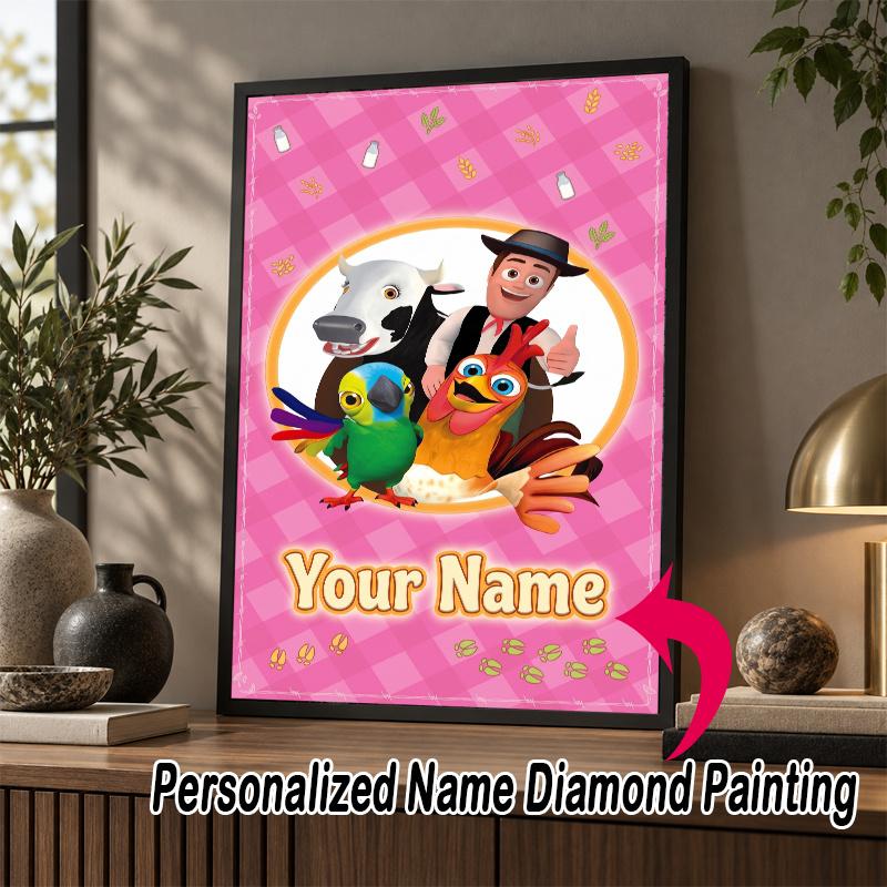 Custom Name La Granja de Zenón 5D Diamond Painting Personalized Full Drill Diamond Art Kit Gift