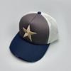 Embroidery Pentagram Color Matching Baseball Cap Men'S And Women'S Mesh Personality Simple And Versatile Truck Hat