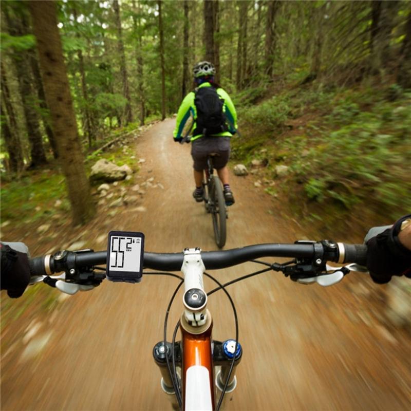Large Screen Wireless Bicycle Computer Waterproof Bike Speedometer Stopwatch with Backlight Bike Bicycle Speedometer
