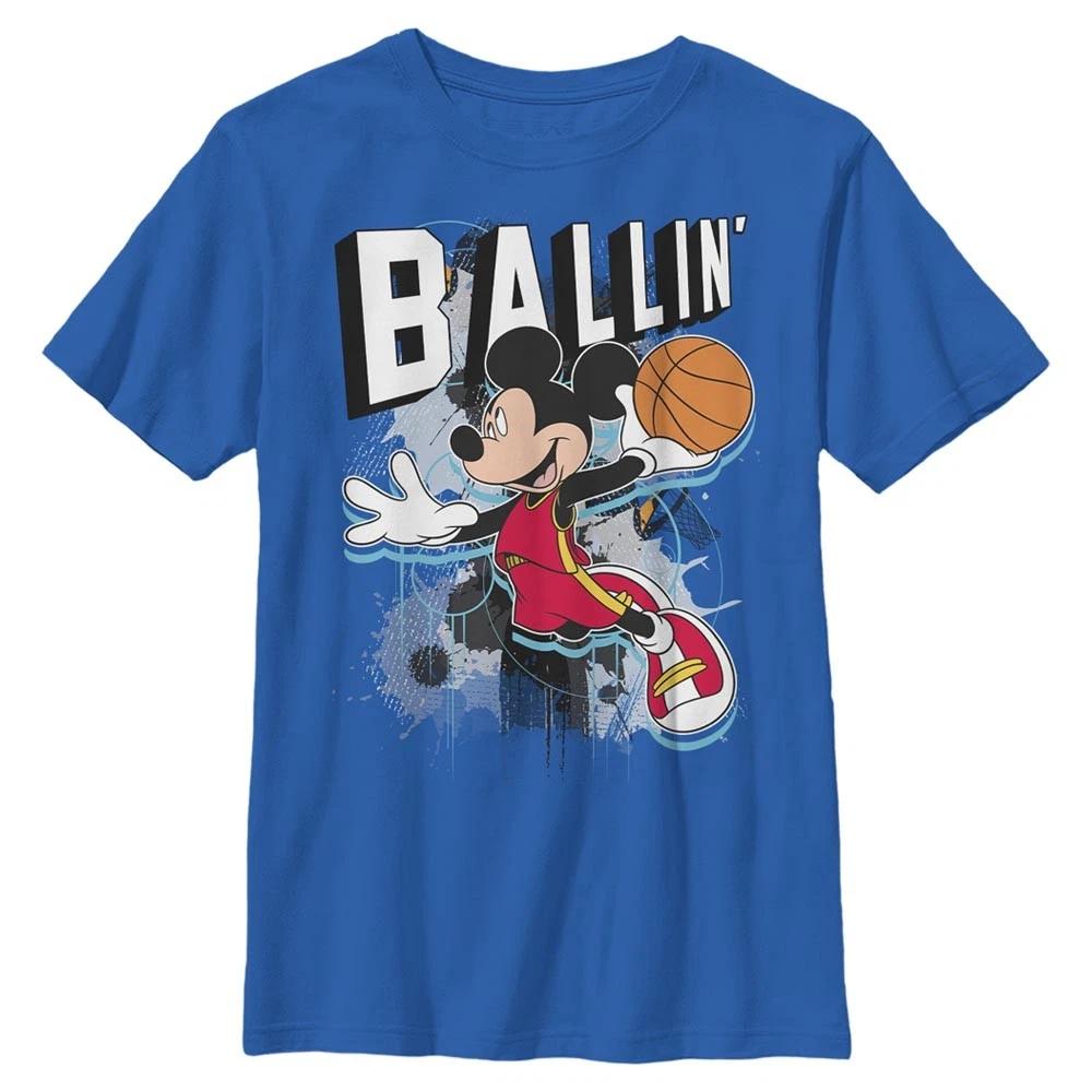 Boy s Disney Mickey Ballin T-Shirt M