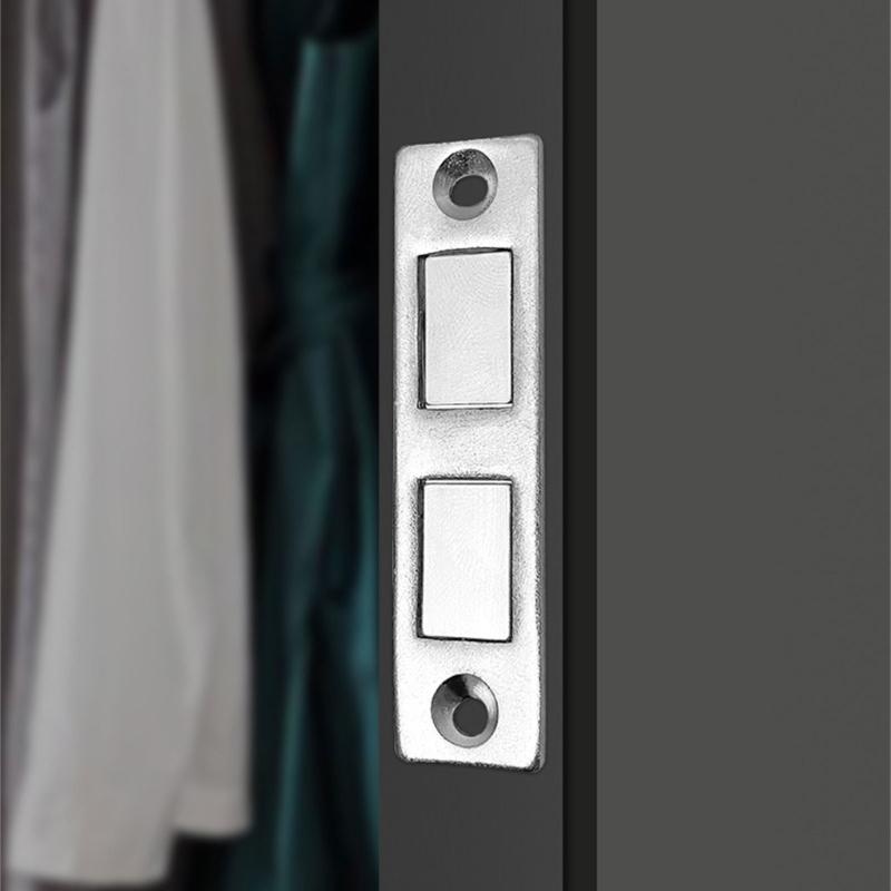 Metal Cabinet Door Magnet Strong Magnetic Closure Durable Cabinet Door Catch for Cabinets Easy Accessory for Cabinets