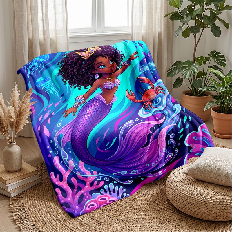 Magical White Tiger Theme blanket Lightweight Warm Flannel Blanket Decorative Throw Blanket for Home Decoration