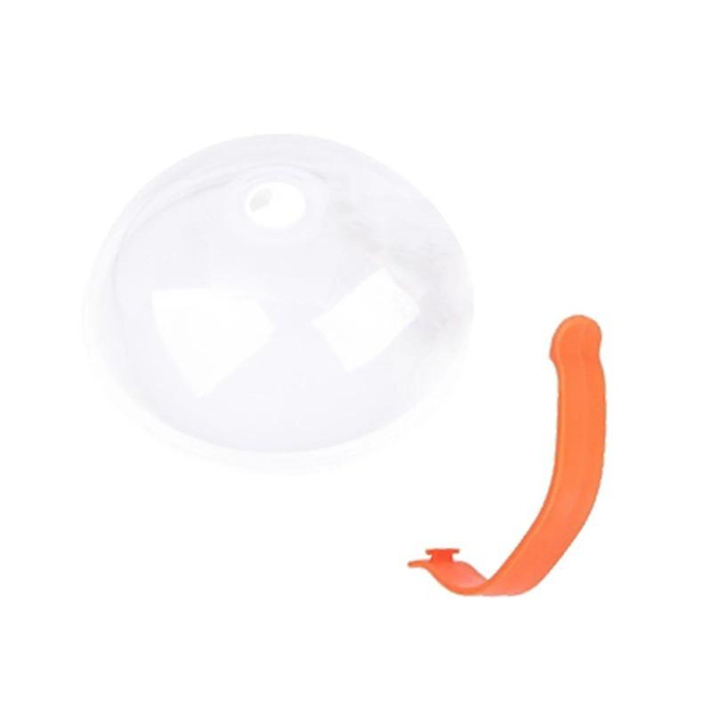 The Third Generation Microwave Splash Cover Thickened Transparent Splash-proof Cover with Handle BPA-free Plate Food Cover