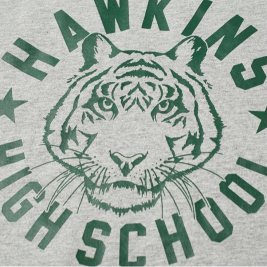 Nike X Stranger Things Hawkins High Tričko Tmavě šedé Pánské Topy CK2342-063