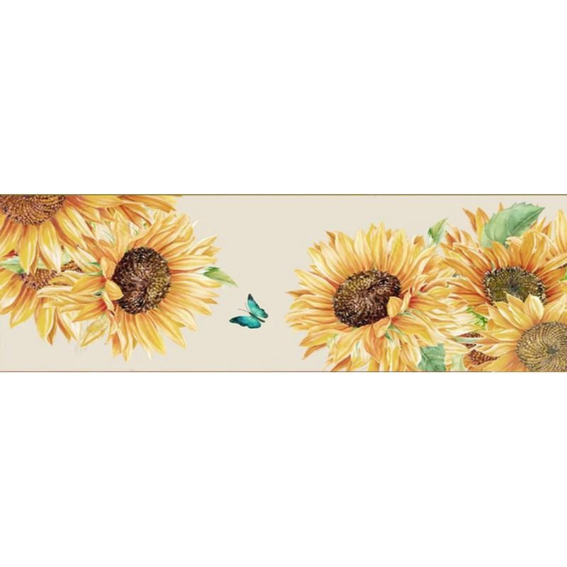 Moderne Sonnenblume 5D-Vollbohrer-Diamant-Gemälde, Poster, Wandkunst, Gemälde, Bild, Wohnzimmer, Schlafzimmer, Heimdekoration, Kreuzstich