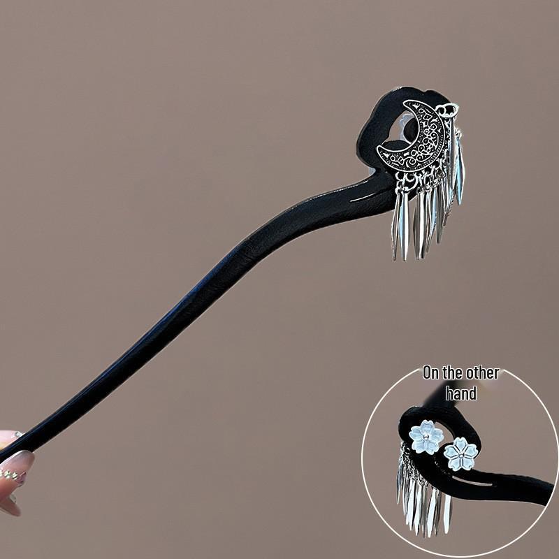 Tassel Flower Hairpin: Elegant Chinese Style Hanfu & Qipao Hair Accessory for Women