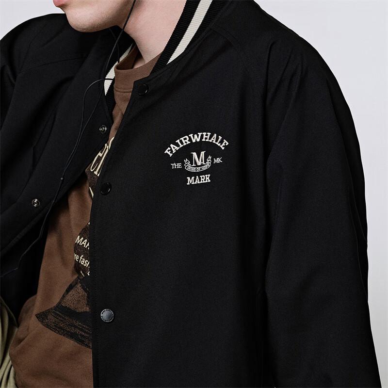 Mark Fairwhale Herren Lässige Winddichte Baseballjacke