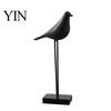 Sophisticated Bedside Table Ornaments Black & White Bird Figurine, Minimalist Modern Art Sculpture for TV Stylish Shelf Decor Bookcases Cabinet