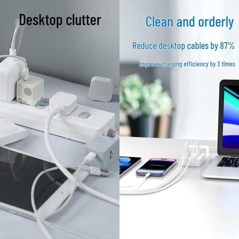 10-Port USB Power Strip Charger: Fast 5V2A Smart Charging for Huawei, Apple, Xiaomi Phones