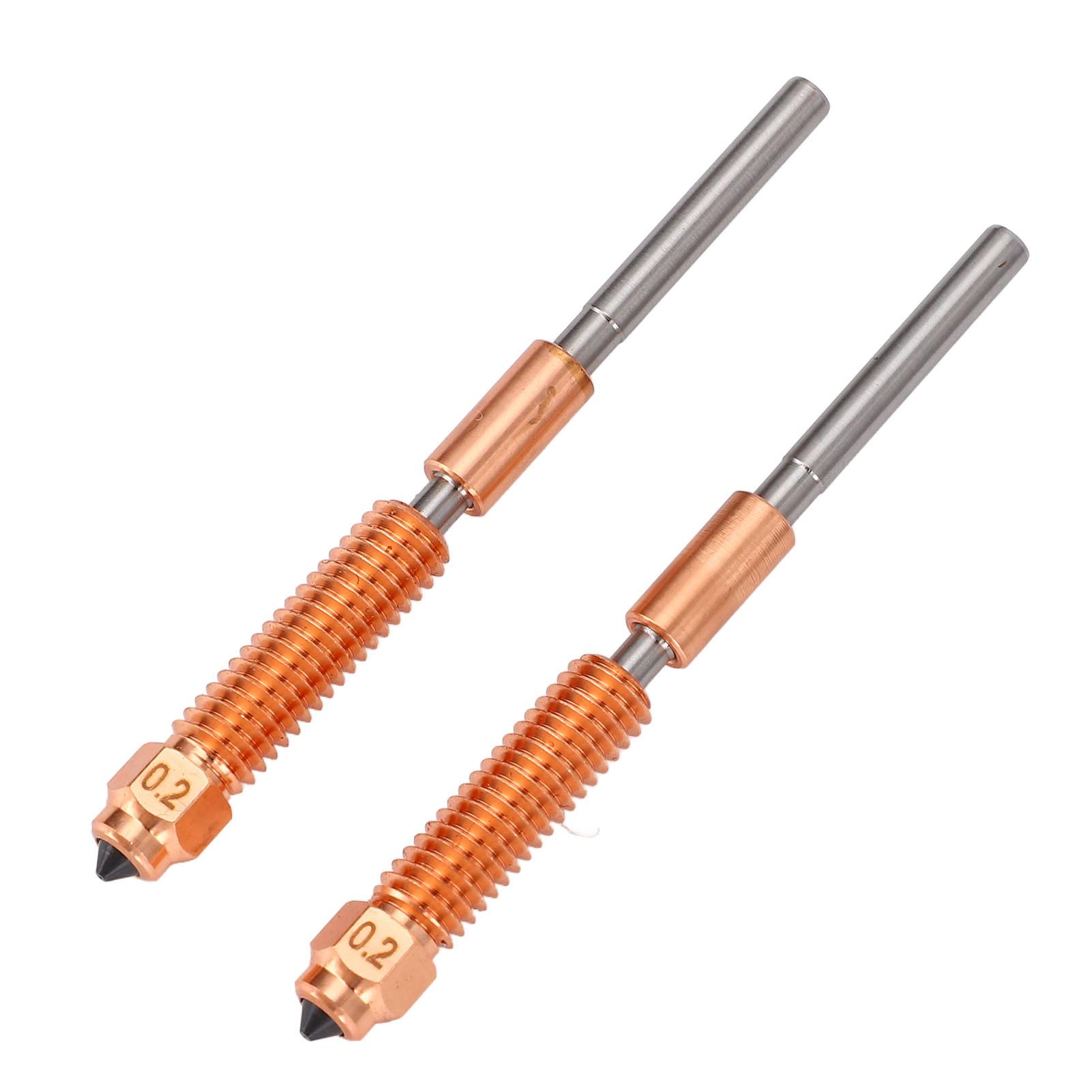 

Комплект из 2 быстросъемных насадок из закаленной стали CuCrZr, биметаллические быстросъемные насадки 0,2 мм для K1C