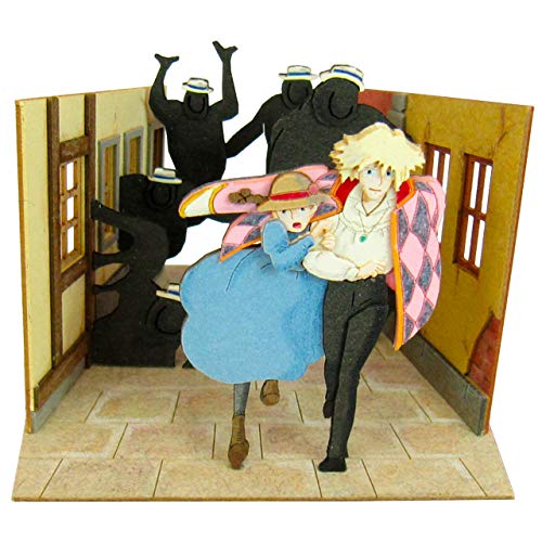 

Sankei Studio Ghibli Мини Ходячий замок Хаула: Хоул и Софи в бегах, Бумажная модель без масштаба MP07-32